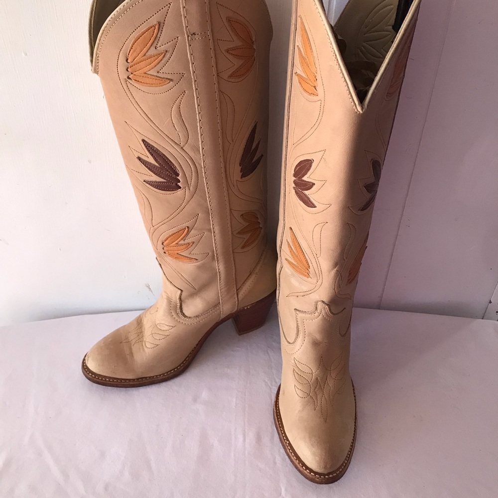 Dingo Cowboy Autumn Fall Leather Boots 5.5
